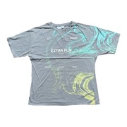 T-shirt szary z nadrukiem chłopiec 164 Zara