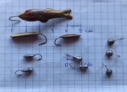 Mormyszka przynęta podlodowa zestaw 10 sztuk Bardzo łowne