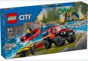 LEGO CITY Terenowy wóz strażacki z łodzią ratunkową 60412