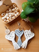 Breloczki Makrama do torebki do kluczy