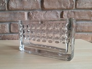 Wazon żardiniera R. Jurnikl czeskie szkło vintage Rudolfova Hut