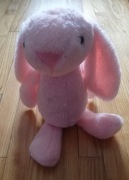 królik pluszowy różowy dla dziewczynki
