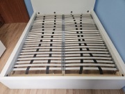 Rama łóżka MALM 160x200 IKEA + dno + materac