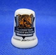 Naparstek Kolekcjonerski Porcelanowy - Ochrona Gepardów South Africa 