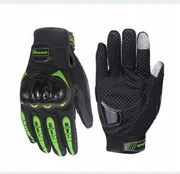 RĘKAWICE RIDING TRIBE MOTOCYKL QUAD CROSS NA DOTYK DOTYKOWE ZIELONE M