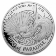 Australijski Rajski Ptak  2022 - Bird of Paradise Ag999 1oz BU