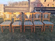 Drewniane krzesła do jadalni