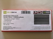 Torowisko tramwajowe proste z kostki  w skali N