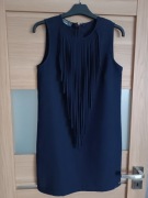 Prosta granatowa sukienka