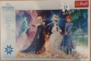 Puzzle Trefl 24 elementów Puzzle 24 Maxi Kraina Lodu W świelte gwiazd