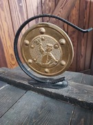 Stary miedziany gong francuski