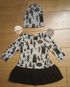 Sukienka i czapka Rocky Rabbit Happymum 2 lata 