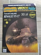 Model kartonowy Renault FT-17