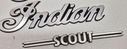 Indian scout emblemat na zbiornik znaczek napis