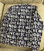 Bluza Love Moschino blue bawełna