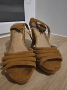 Sandały Damskie rozmiar 41 koturny