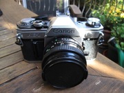 CANON AE1 z canonem 50 / 1,8