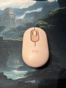 Myszka bezprzewodowa Logitech POP ICON różowa mouse sensor optyczny
