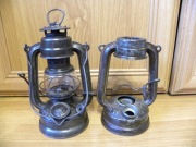 Stara niemiecka lampa naftowa Feuerhand 75 Atom