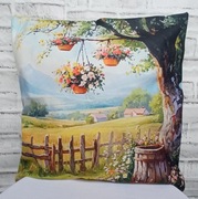 Wiosenna poszewka dekoracyjna na poduszkę 