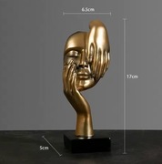 Nordic Resin Abstract Statue – Luksusowa Rzeźba Dekoracyjna na Biurko