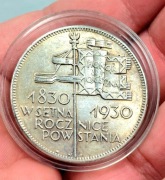 Stara Moneta z kolekcji kolekcjonera 5 zł 1930 r.  