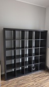Regał Ikea Kallax czarny brąz 180cm