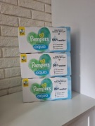 3 kartony chusteczki pampers aqua harmonie 9x48 432 x3