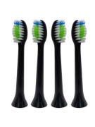 4x końcówki do szczoteczki sonicznej Waveclean Media-Tech MT6511 czarne 