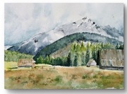 Akwarela Tatry, Dolina Chochołowska 