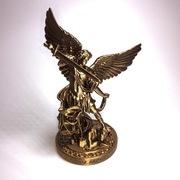 MICHAŁ ARCHANIOŁ figurka w kolorze brązowym (PLA SILK) - DRUK3D