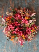 Duży jesienny wianek - jesienne ognisko 