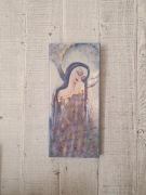 Anioł na desce,decoupage 