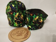 Komplet czapka komin bawełniany Dinozaury Tirex  i 