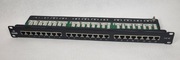 Panel RACK 19”, 24 porty, 1U, CAT 5e.