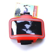 Uchwyt telefonu na rękę PROFEX IN 93026 czerwony