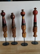 Wrzeciona ozdoba drewniana antyk