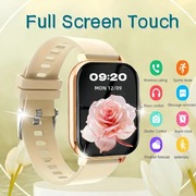 smartwatch młodzieżowy zegarek dla dziecka kolor złoty język polski
