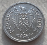 Mołdawia Republika Moldova 25 bani 2004 KM# 3 Obiegowa Ładny stan