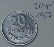 20 groszy 1967                  