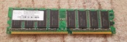 Pamięć ram DDR1 512MB sprawna testowana .Nanya CL 3 400MHZ