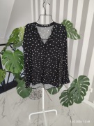 Czarna damska koszula w grochy Reserved 40 L wiskoza