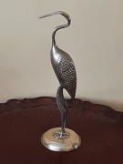 Mosiężna Figurka Czapli