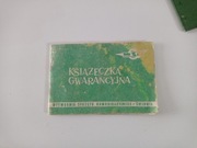 Książeczka gwarancyjna WSK