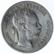 1 Floren - Franciszek Józef I - Austria - 1888 - Srebro AG900