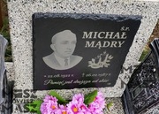 Nagrobek tablica 25x25cm z łupka grawer zdjęcie #MiszMówiszMasz