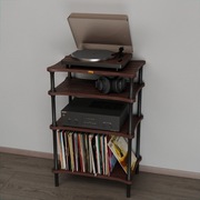 Stolik audio regał hifi na gramofon stojak na winyle