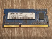 PAMIĘĆ RAM 2GB SO-DIMM DDR3 1Rx8 PC3 12800S 11-10-B2