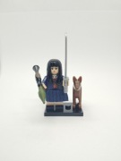 Minifigurka Zombie Pies i dziewczyna z rakietą  Kompatybilna z LEGO