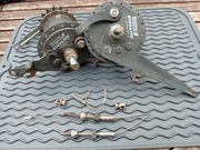 Komplet piast Sturmey archer Steelite. Przód i tył 